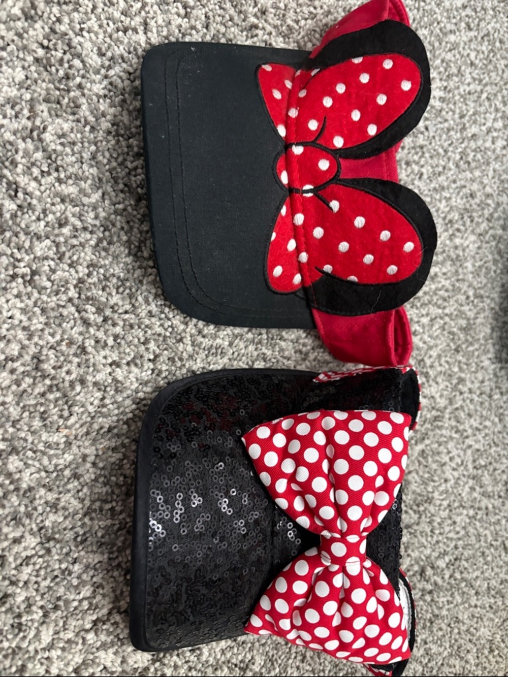 Disney Minnie Mouse VISORS set of 2